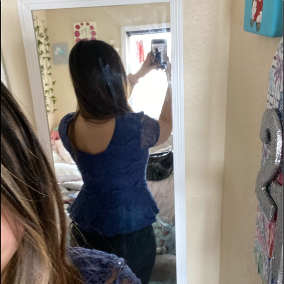 forever 21 Contemporary peplum top - Picture 4 of 4